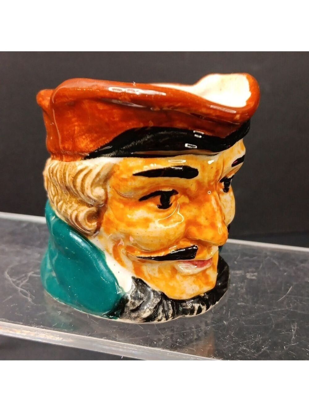 Occupied Japan Vintage Pirate Jug Mug Cup Hand Painted